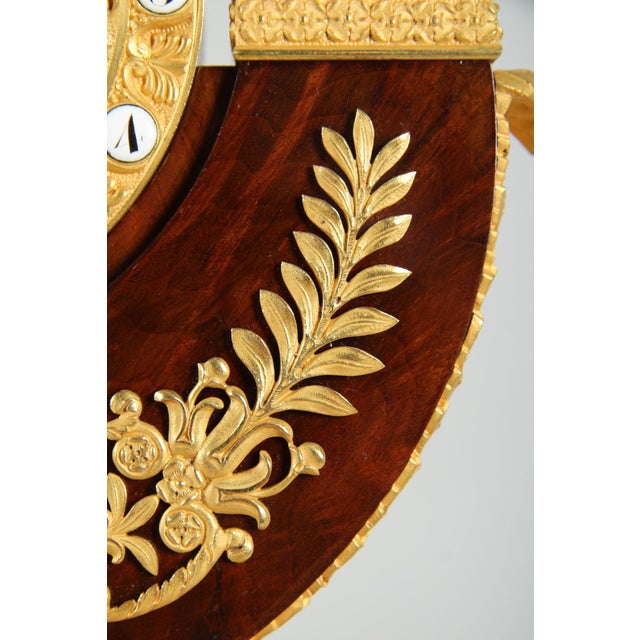 Antique Lyre Mantel Clock, 1825 For Sale - Image 10 of 16