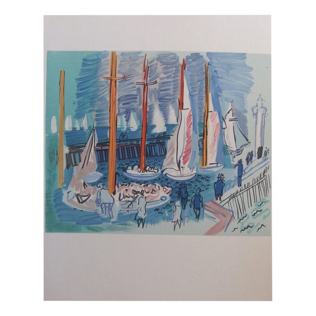 Raoul Dufy, Régates, Lithograph For Sale