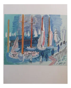 Raoul Dufy, Régates, Lithograph