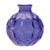 Modern Blue Bubble Glass Bud Vase (Set of 2) For Sale - Image 3 of 3