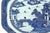 River Crossing: Chinese Export Blue & White Canton Large Dish Circa 1785-1800 A monumental Chinese Export porcelain...