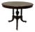 Center Hall Mahogany and Lacquered Coconut Shell Round Table For Sale