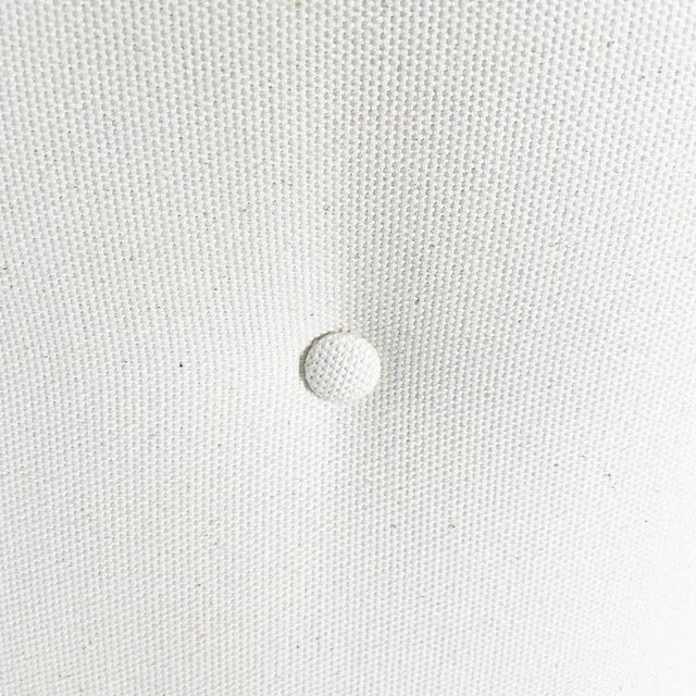 Mid-Century Italian White Fabric & Wooden Armchair by Paolo Buffa, 1950s For Sale - Image 15 of 18