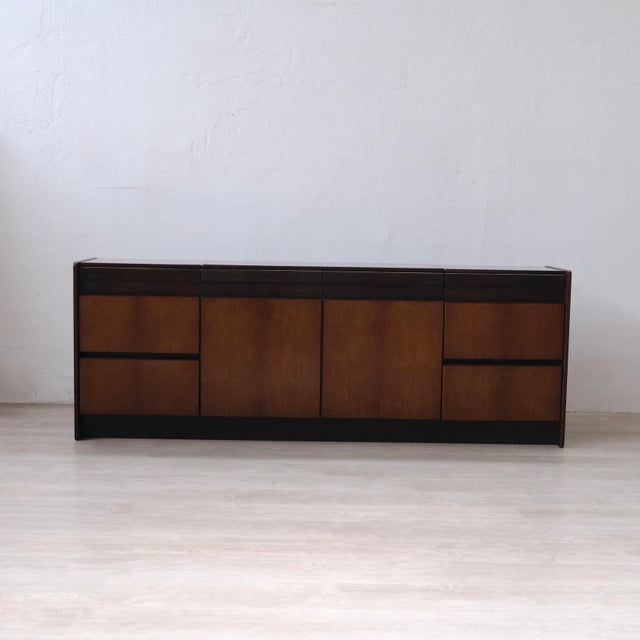Vintage Sideboard with Doors, Italy, 1970s, in Good conditions. Designed 1970 to 1979