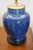 1960s Blue Ceramic Ginger Jar Lamp With Shade For Sale In Austin - Image 6 of 9