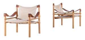 Set of Model Sirocco Easy Chairs attributed to Arne Norell, 1970s