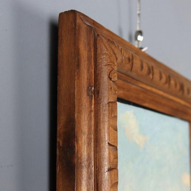 Luigi Comolli, Landscape, Oil on Panel, Framed For Sale - Image 8 of 10