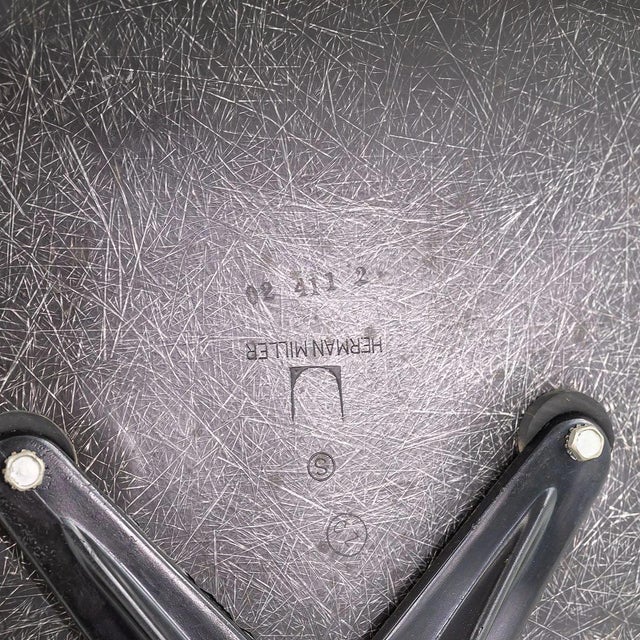 1967 Set of 8 Herman Miller Eames Pacc Armshell Chairs With Girard Upholstery For Sale - Image 11 of 11