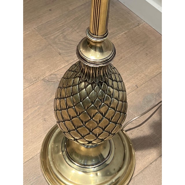 Brass 1970s Mid-Century Modern Brass Pineapple Floor Lamp For Sale - Image 8 of 12