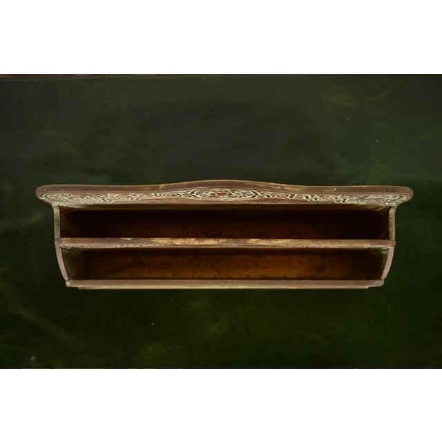 Early 20th Century Tiffany Studios New York Zodiac Pattern Bronze Doré Letter Rack For Sale - Image 5 of 14