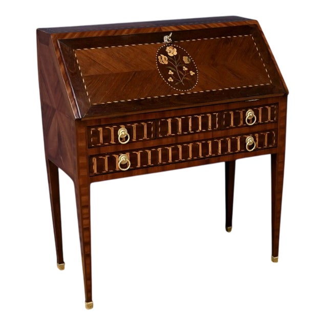 Louis XVI Style Mahogany Sloping Desk For Sale