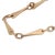 Contemporary 1970s 14k Yellow Gold Modernist Tapered Bar Link Necklace For Sale - Image 3 of 6