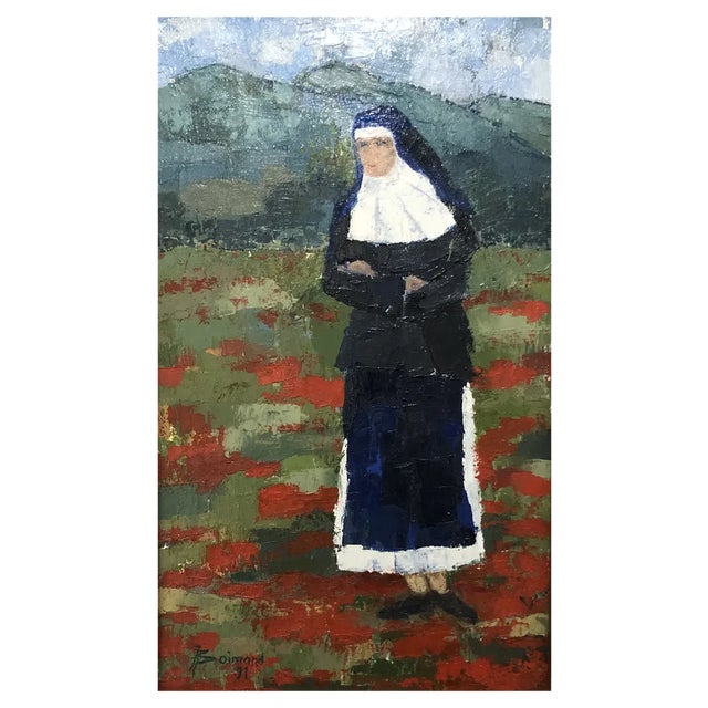 Jean-Jacques Boimond, Chèpre Soeur, 1991, Oil on Canvas, Framed For Sale