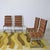 Doghe Model Chairs with Metal Structure and Brown Suede Seat from Metalarte, 1970s, Set of 4, in Good conditions. Designed...