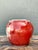 Red Vintage 1981 Original Studio Pottery Vase For Sale - Image 8 of 12