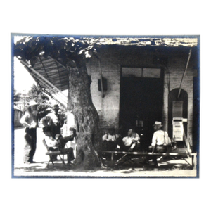 Early 20th Century Photograph -- Sidewalk Club of the Motherlode by Sigismund Blumann