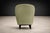 “Concha” Armchair in Ultrasuede, Attributed to Joaquim Tenreiro, Brazil, 1950s For Sale - Image 9 of 9