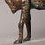 Pair of Antique Bronze Camels With Gold and Silver Inlay, 3600g Total For Sale - Image 9 of 10