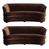 Set of Two Swedish Cabinet-Maker Sofas, Circa 1960s For Sale