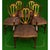 English Regency Revival Mahogany and Gilt Shield-Back Dining Chairs, Set of Five, Circa 1930 has depth and formality,...