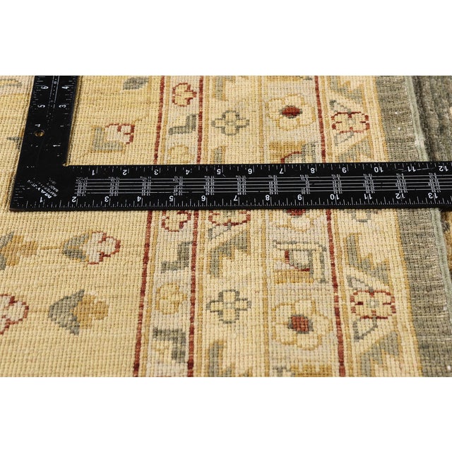 Textile Vintage Pakistani Oushak Rug, 11'11 X 15'00 For Sale - Image 7 of 10