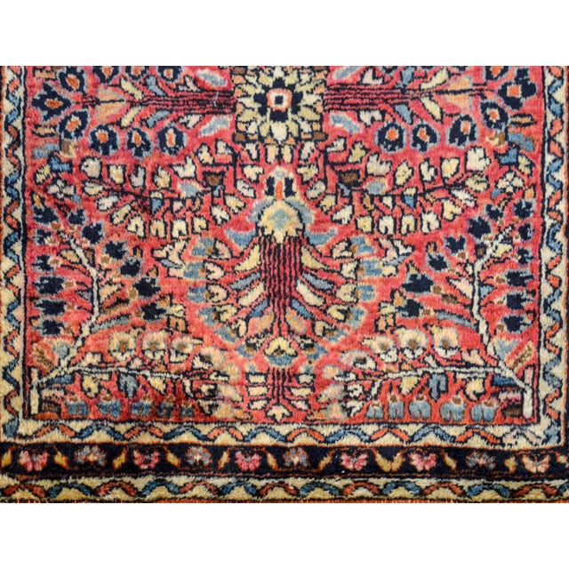Early 20th Century Vintage Sarouk Rug For Sale - Image 4 of 10