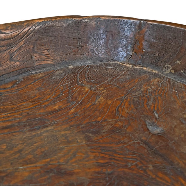 Massive Late 19th/Early 20th Century Burled Bowl For Sale - Image 10 of 14