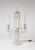 Czech Crystal Girandole Table Lamp, 1970s For Sale - Image 3 of 10