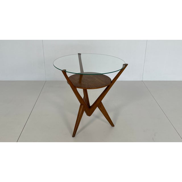 Vintage Danish Oak Side Table, 1960s For Sale - Image 9 of 9