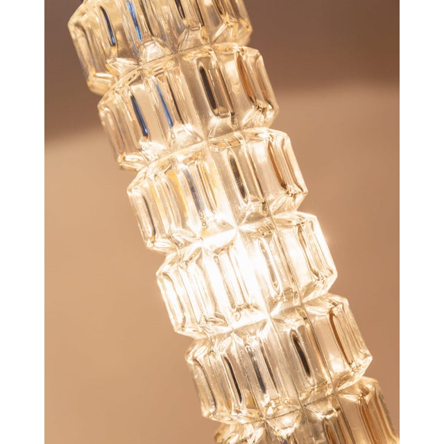 Floor or Table Lamp with Illuminated Glass Body by Richard Essig, 1960s For Sale - Image 9 of 11