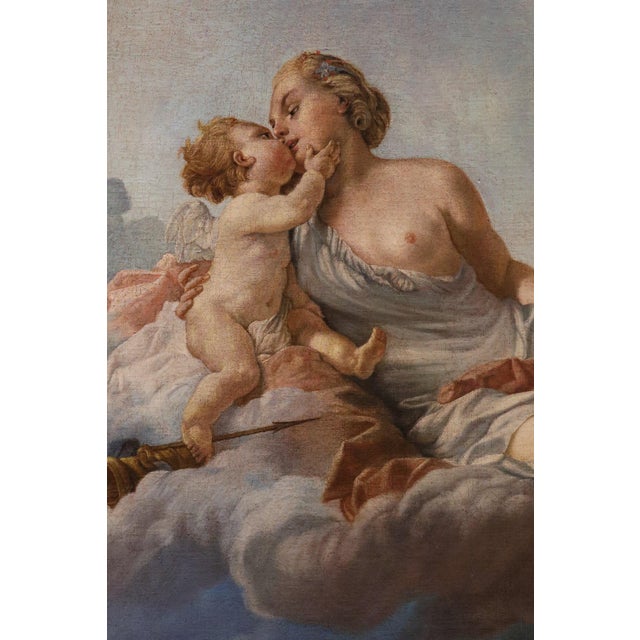 Noël Hallé, Venus and Cupid, 1760, Oil on Canvas For Sale - Image 9 of 16