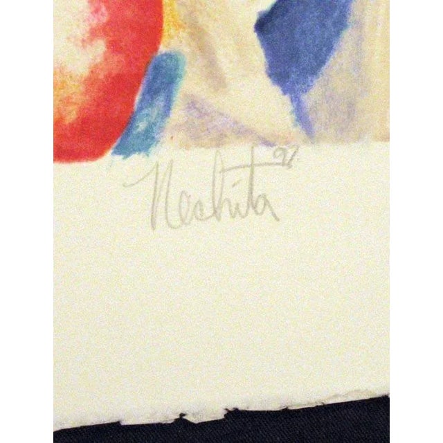 1990s Alexandra Nechita "Spring Love" Signed Lithograph For Sale - Image 5 of 6