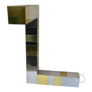 1970s Paul Evans Cityscape Table Lamp For Sale