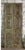 Transform your space with this vintage hand-carved double door, featuring an floral motif in a beautiful distressed green...