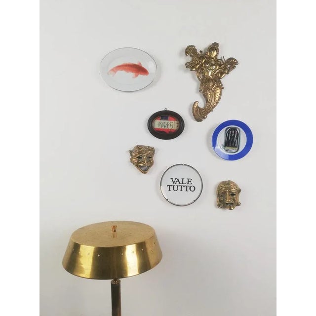 Mid-Century Handcrafted Masks Depicting the Comedy and Tragedy of Greek Theatre, Set of 2 For Sale - Image 14 of 15