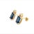 2010s Natural Sapphire Diamond Earrings 14k Gold 2.14 TCW Certified For Sale - Image 5 of 11