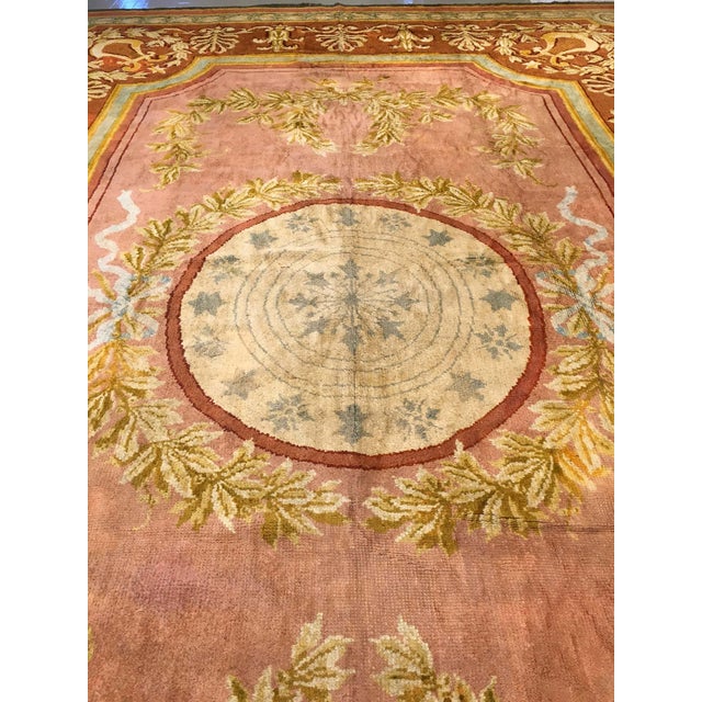Spanish Oversized 1920s Spanish Savonnerie Rug For Sale - Image 3 of 7