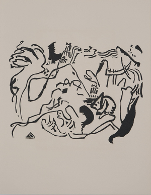 Vassily Kandinsky, Judgment Day, Etching