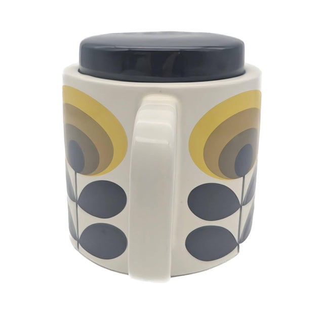 2010s Orla Kiely Flower Stem Ceramic Tea Pot For Sale - Image 5 of 12
