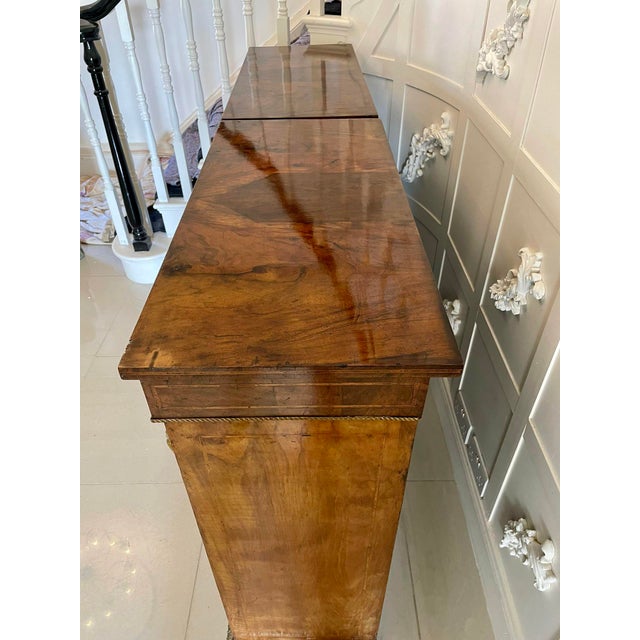 Antique Victorian Inlaid Burr Walnut and Porcelain Mounted Pier Cabinets, 1860, Set of 2 For Sale - Image 16 of 18