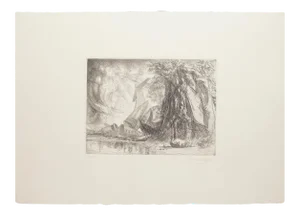 Riccardo Tommasi Ferroni, Redemption, 1970s, Etching