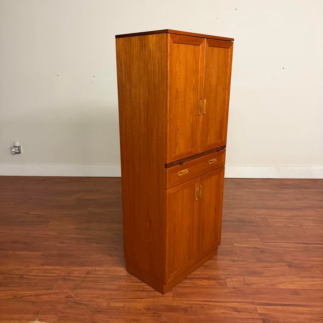 Mid-Century Modern G-Plan Vintage Teak Bar / Wine Cabinet For Sale - Image 3 of 11