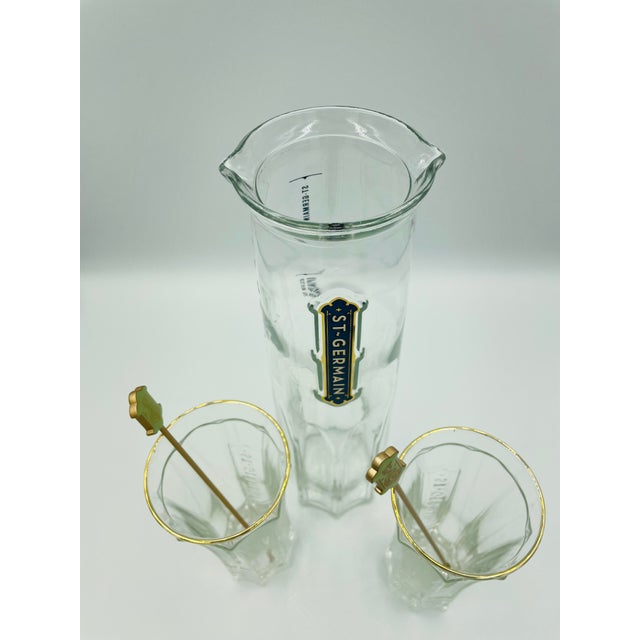 Vintage St-Germain Cocktail Set - 5 pcs For Sale - Image 4 of 9