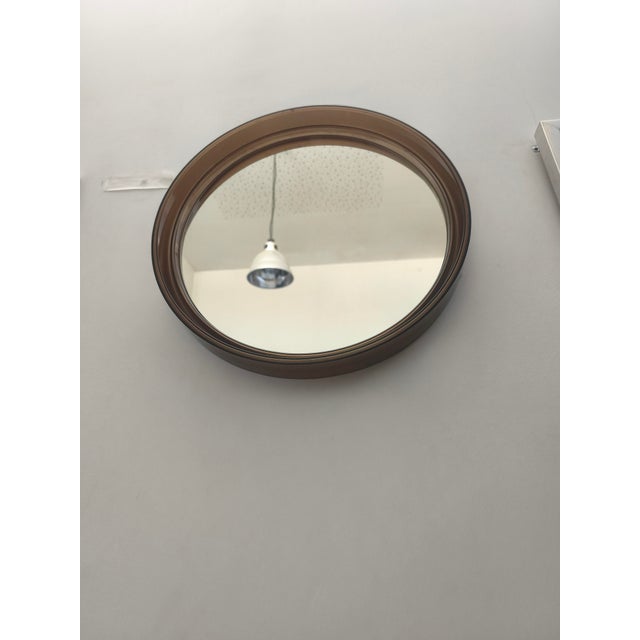 Smoked Acrylic Glass Mirror from Gilac, 1970s For Sale - Image 4 of 9