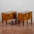 This pair of vintage nightstands represents an interesting example of italian modernism, characterized by a rational and...