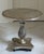 Vintage Palm Beach Regency Style Silver Crackle Finish Pineapple Pedestal Side Table For Sale - Image 10 of 18