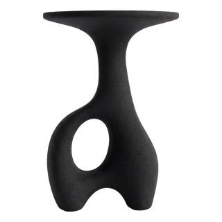 3D Printed Black Sand Side Table by Bryant Creative Industries S.L. For Sale