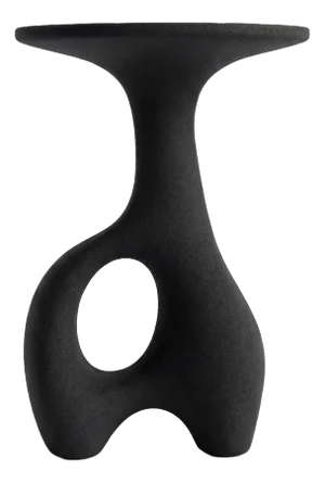 3D Printed Black Sand Side Table by Bryant Creative Industries S.L.