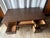 Vintage MCM Wood Veneer Desk For Sale - Image 9 of 12