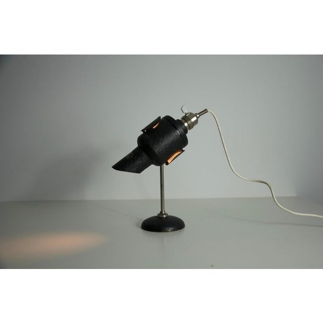 Metal Table Lamp attributed to E.Leitz, Germany, 1960s For Sale - Image 10 of 12